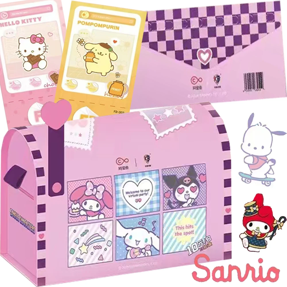 

KABAO Sanrio Ticket Stub Collection Cards Cute Cinnamoroll Hello Kitty Anime Genuine Peripherals Exquisite Cards Kid Hobby Gift