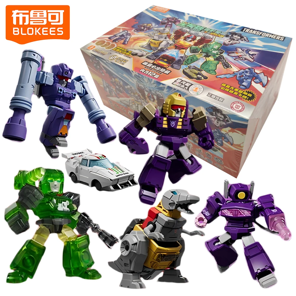 

Genuine Blokees Transformers Defender Version 4 Series Blind Box Rodimus Prime Hot Rod Grimlock Anime Figurines Ornament Gifts