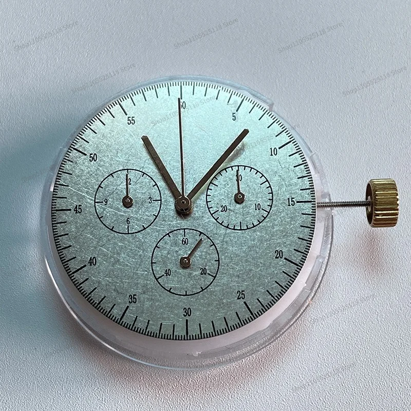 For 4130 Two-way Winding 28800 Frequency Blue Oil Wire Shock Absorber, One Movement with One Coding Function Watch Accessories