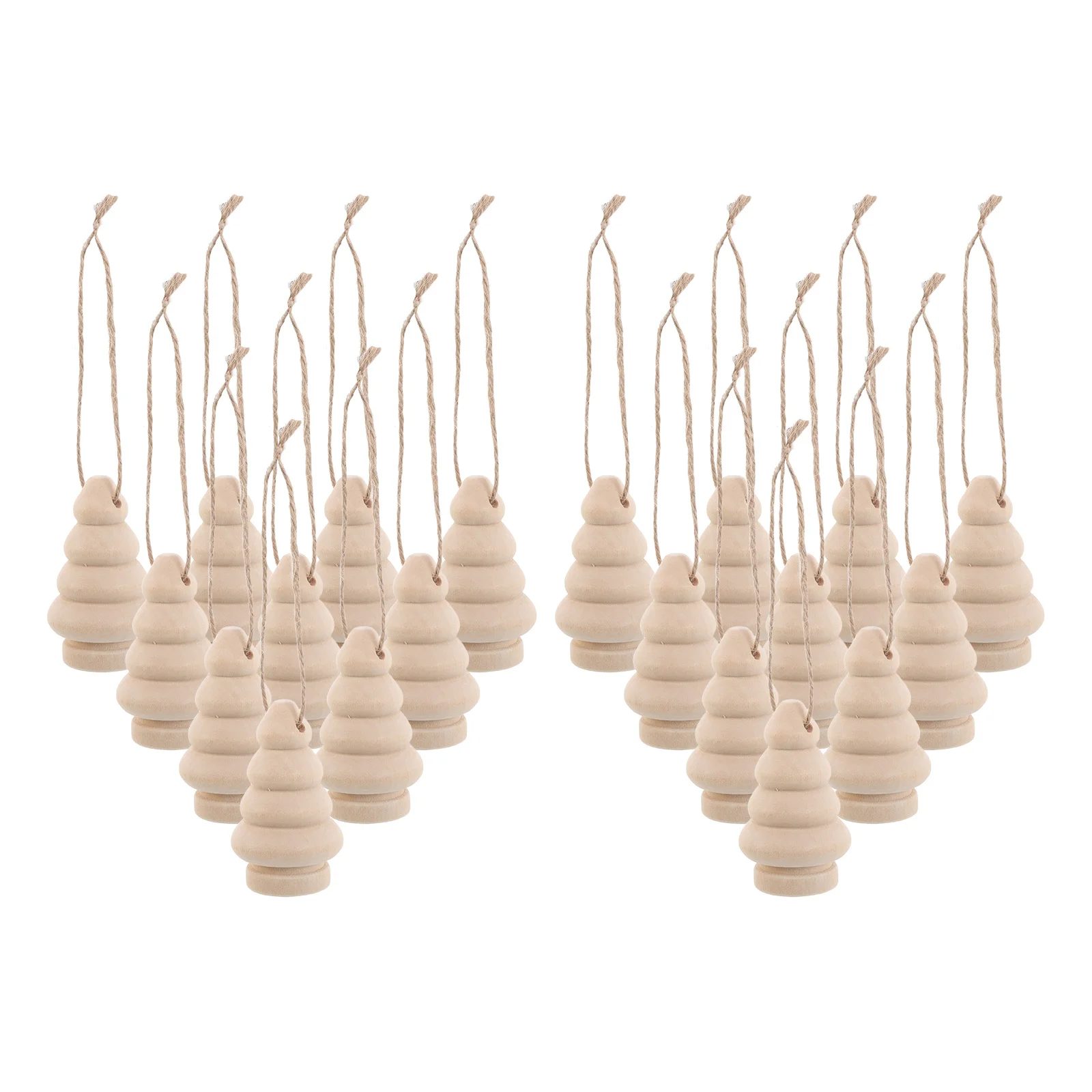 

1 set Unfinished Christmas Tree Wooden Ornaments To Paint Diy Craft Kids Holiday Activity Set For Home Decor Wood Hanging