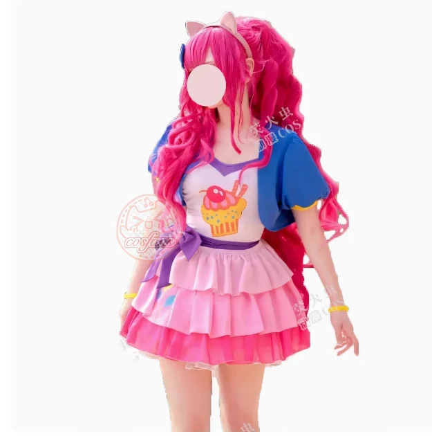 الخنصر فطيرة تأثيري حلي أزياء موحدة البدلة الزي أعلى السترات التنانير اكسسوارات الزي فستان حفلة الهالوين لفتاة