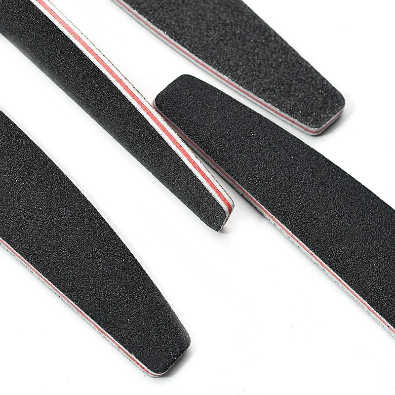 5/10Pcs Black Boat Nail File Set 100/180 Grit Professional Emery Board Nail Art File Double Sided Manicure Accessories And Tools