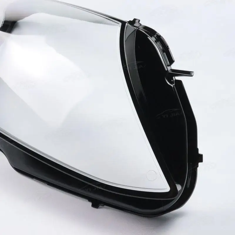 لمرسيدس بنز W205 C كلوس C280 C300 2015-2017 زوج كشافات غطاء شفاف عاكس الضوء عدسة المصباح قذيفة