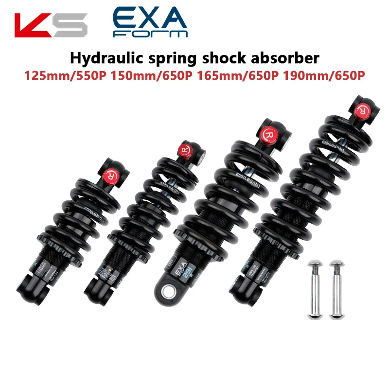 

EXA Form Rear Shock Absorber 291R Adjustable Suspension Spring 125/150/165/190mm Absorber for Mountain Bikes Electric Scooter