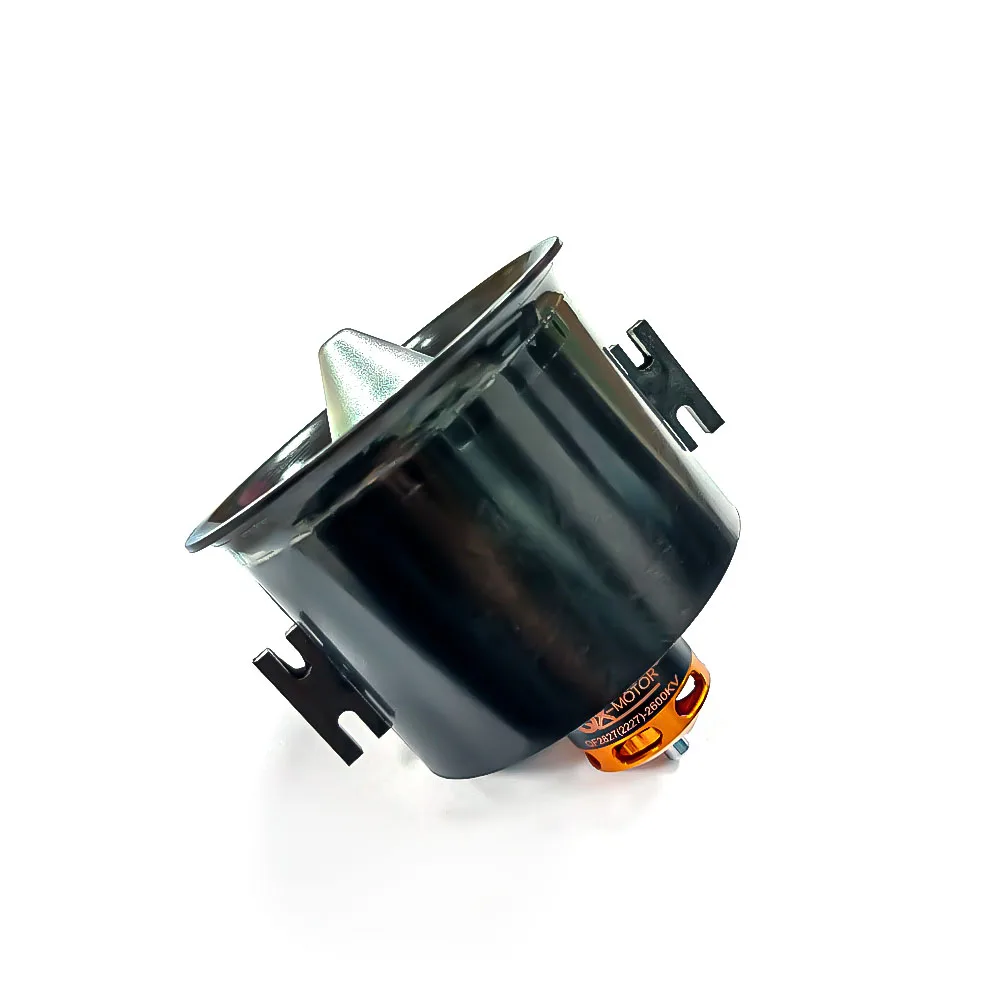 QX-MOTOR 70mm Electronic Ducted Fan 12 Blades EDF With QF2827 2600KV 1800KV Brushless Motor 3-6S For RC Jet Drone Model Parts