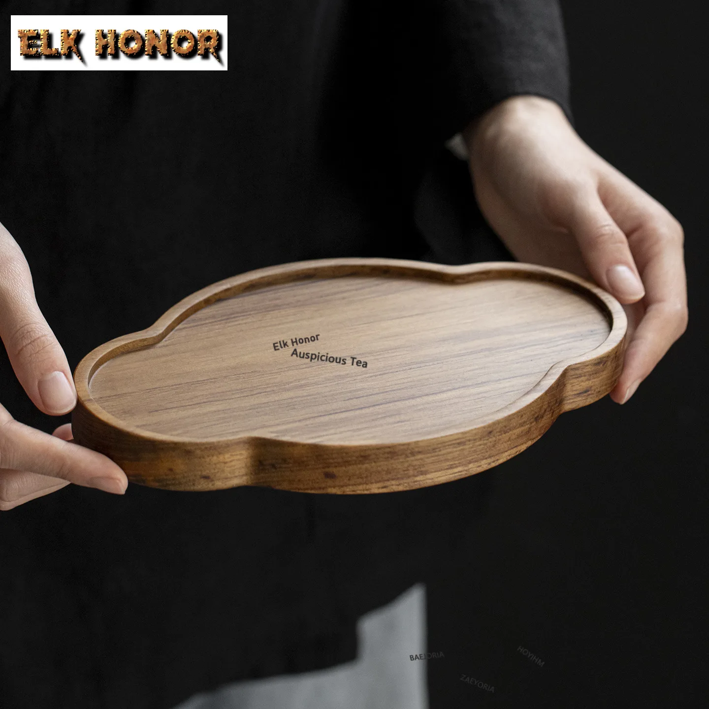 Myanmar Teak Solid Wood Pot Bearing Holder Teapots Heat Insulation Pad Dry Soaking Table Tea Tray Coaster Tea Ceremony Ornaments