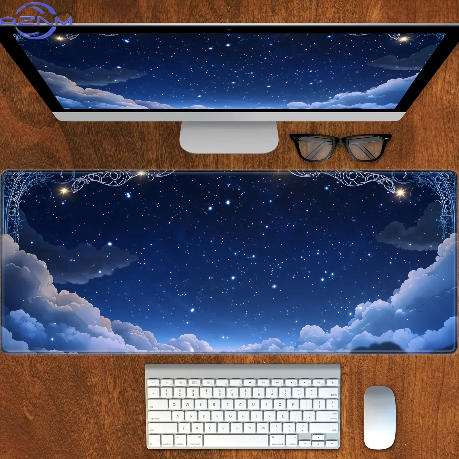 Moon Star Sky Mouse Pad Large Computer Office Game Table Mats New XXL Rubber Anti-slip Gaming Keyboard Mousepads Long Desk Pads
