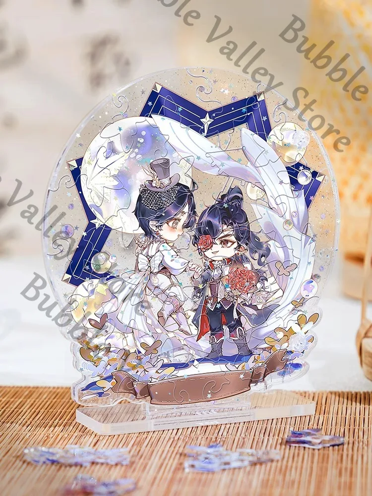 

Аниме Heaven Official's Blessing Xie Lian Hua Cheng, акриловая головоломка для косплея, мультяшная фигурка, стоячий знак, подставка, фигурка, подарок