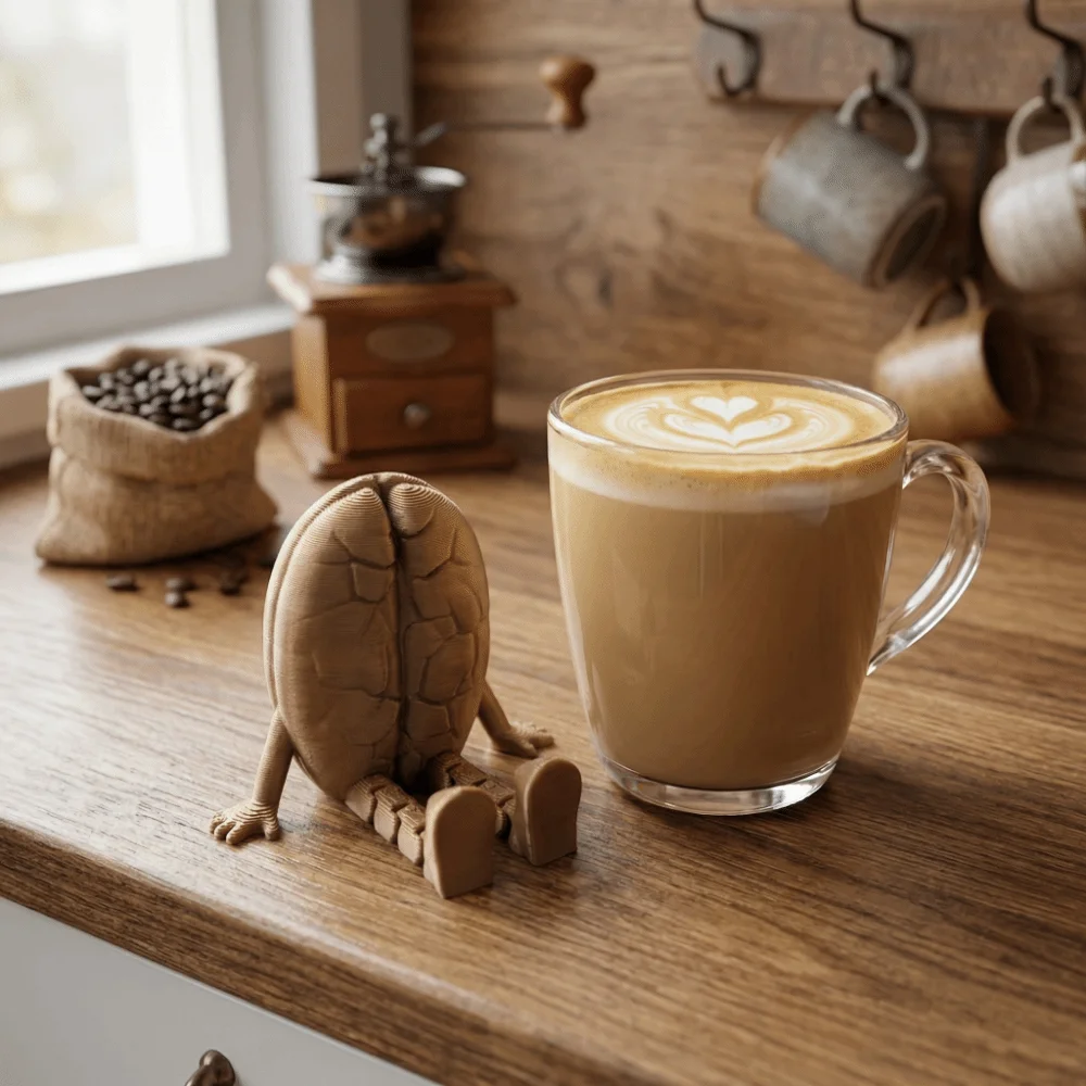 3D Print Coffee Bean Ornaments Multi Functional Sculpture Chocolate Ornament Funny Model Home Decorations For Home