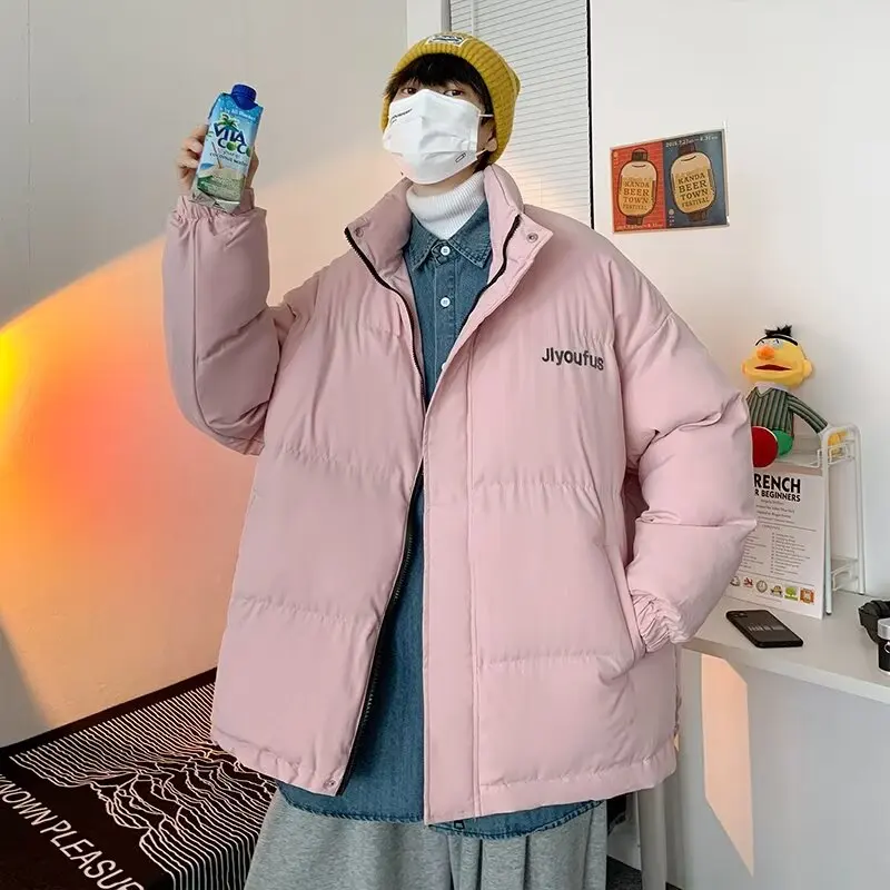 Men's down Jaet Autumn Winter Loose Lightweight Youth Faion Outerwear Bla Large Size Casual Winter Clothes