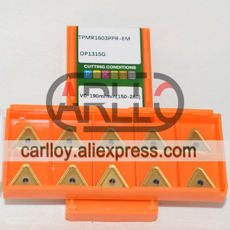 Insert TPMR1603PPR-EM OP1215 OP1315G Carbide Cutting Tool Plate TPMR 1603 PPR-EM For Stainless Steel