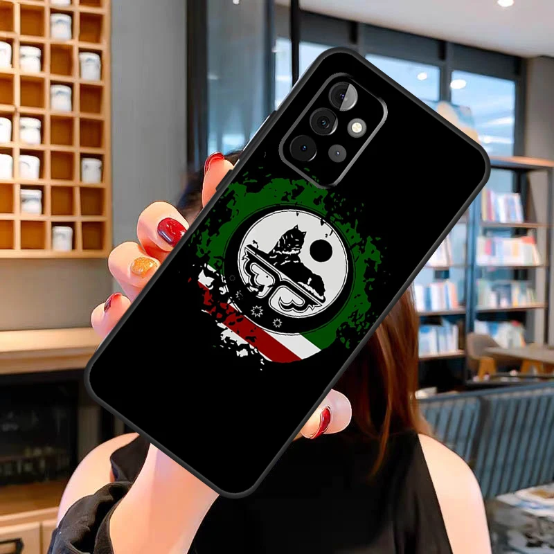 Чеченский чехол с флагом для Samsung Galaxy A53 A56 A36 A06 A13 A32 A12 A22 A52 A35 A26 A16 A55 A15 A54 A34 A14