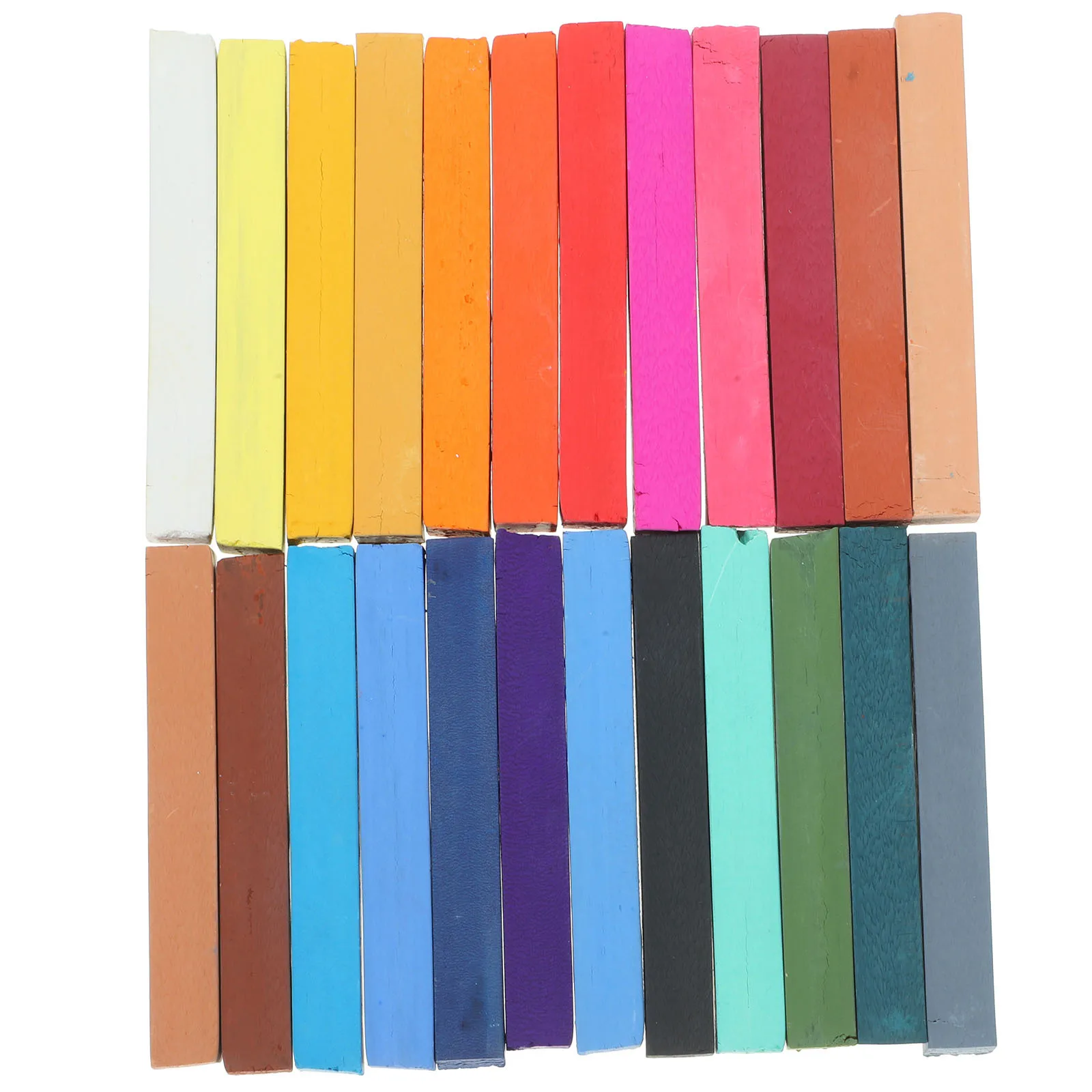 

1Pack 24 Colors Colorful Chalk Water Soluble Chalk for School Office Indoor Outdoor Drawing Painting Art