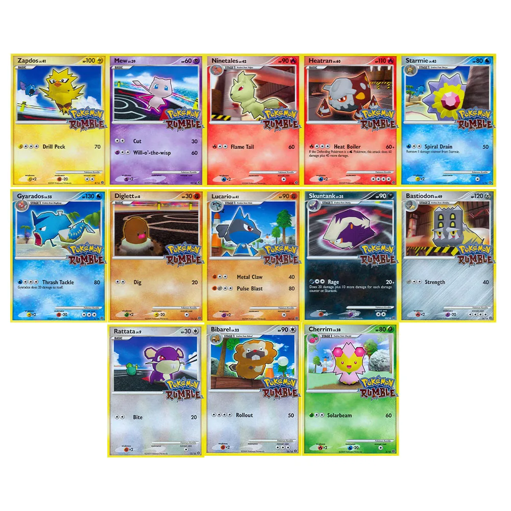 

13 шт./компл. Diy Ptcg английский Vulpix Mew Mewtwo Gyarados Zapdos флэш-карта самодельная классическая коллекционная карта аниме подарочная игрушка