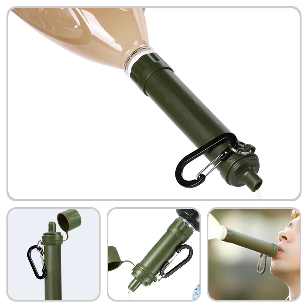 

Многоразовый портативный компактный фильтр для воды для кемпинга и походов, легкий уличный фильтр-сетка для ежедневного использования, удобный