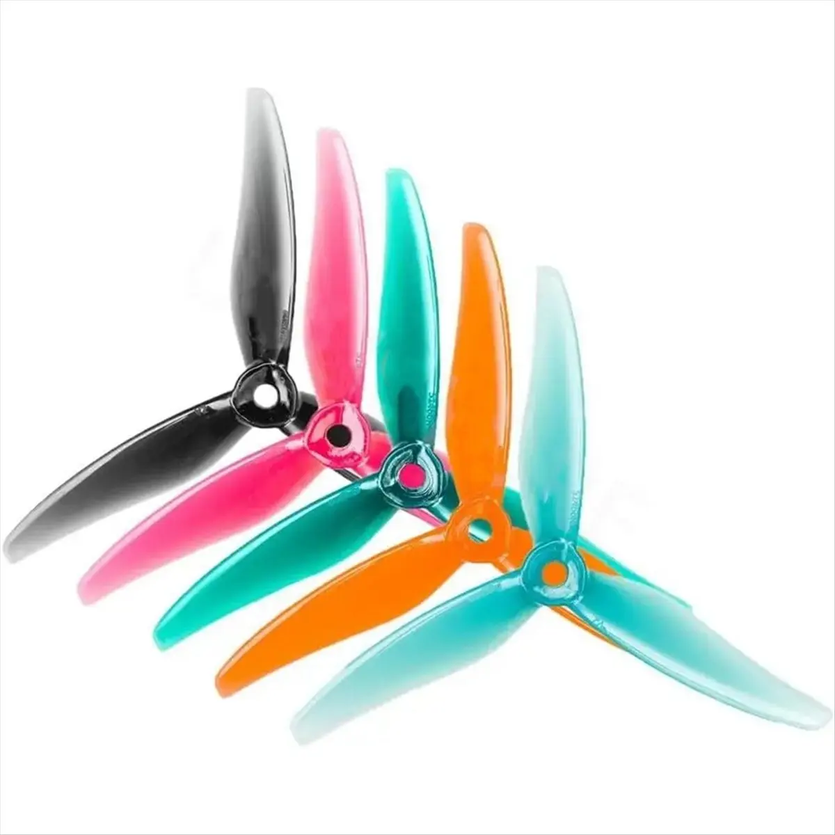 A49T 24PCS 51466 V2 FPV Propeller 5inch 3 Blade Propeller Drones Propeller for FPV RC Racing Drone Green