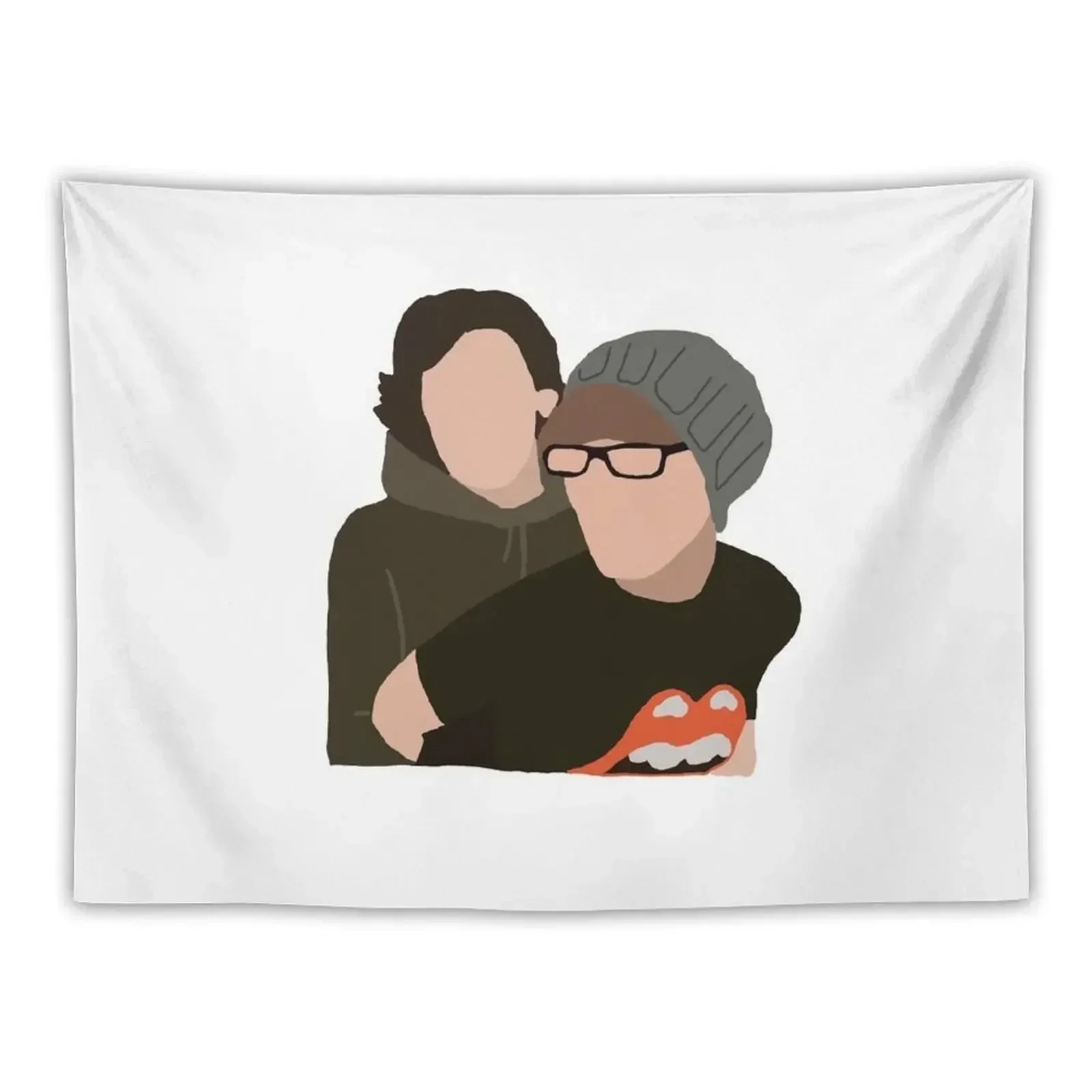 

Larry Stylinson Hug Tapestry Home Decoration Bedrooms Decor Wallpaper Tapestry