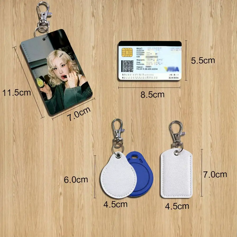 Australia's first selection round R-RosieS Keychain Holder Suitable For Subway Bank Card Bus Card Case Badge Holder Wallet Card