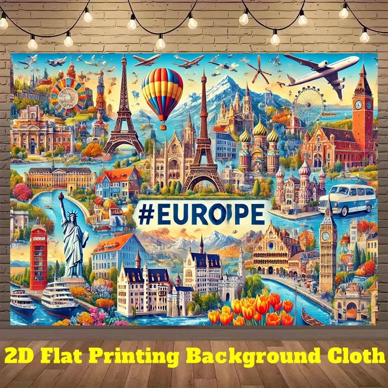 1Pc Vibrant Europea…