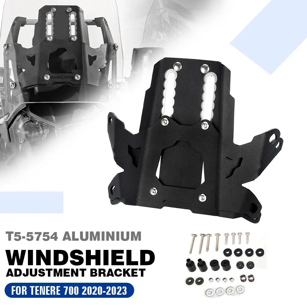 

2024 60mm Riser Windshield Adjustment Bracket For Yamaha Tenere 700 World Raid 2020 2021 2022 2023 Motorcycle Tenere700 Rally