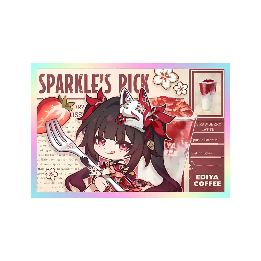 Honkai: Star Rail - مفصل قهوة Ediya - مجموعة زينة أكريليك محلية الصنع ذات علامة تجارية، سلاسل مفاتيح، شارات - مثالية للهدايا #5