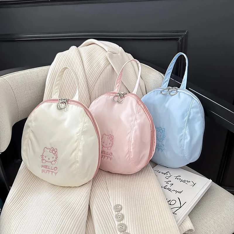 

Сумка для хранения вещей Hello Kitty, портативный органайзер для нижнего белья и носков, милая сумочка с мультяшным котом для путешествий