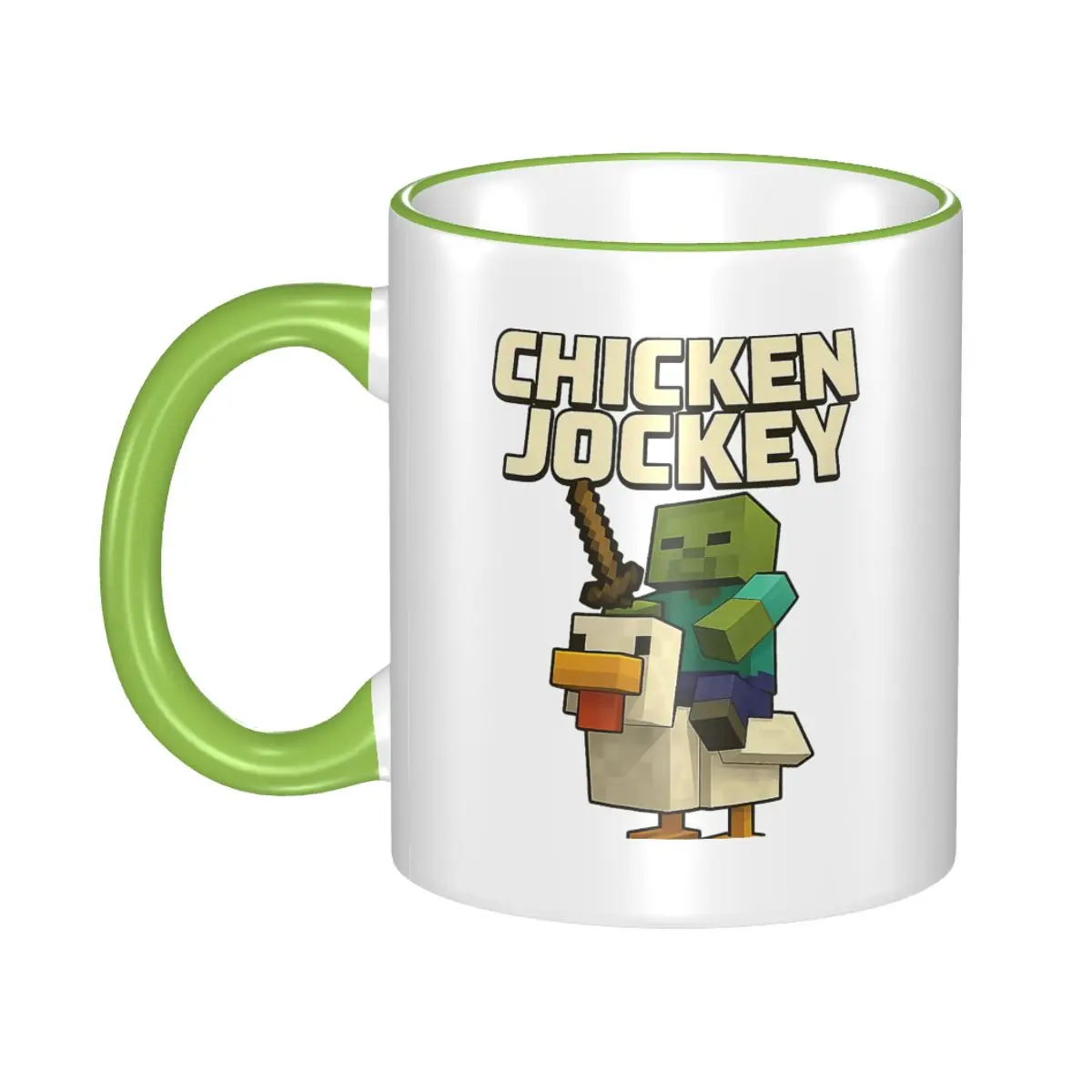 

Винтажная кружка с курицей и жокей, забавная чашка для чая, подарки для детей и взрослых