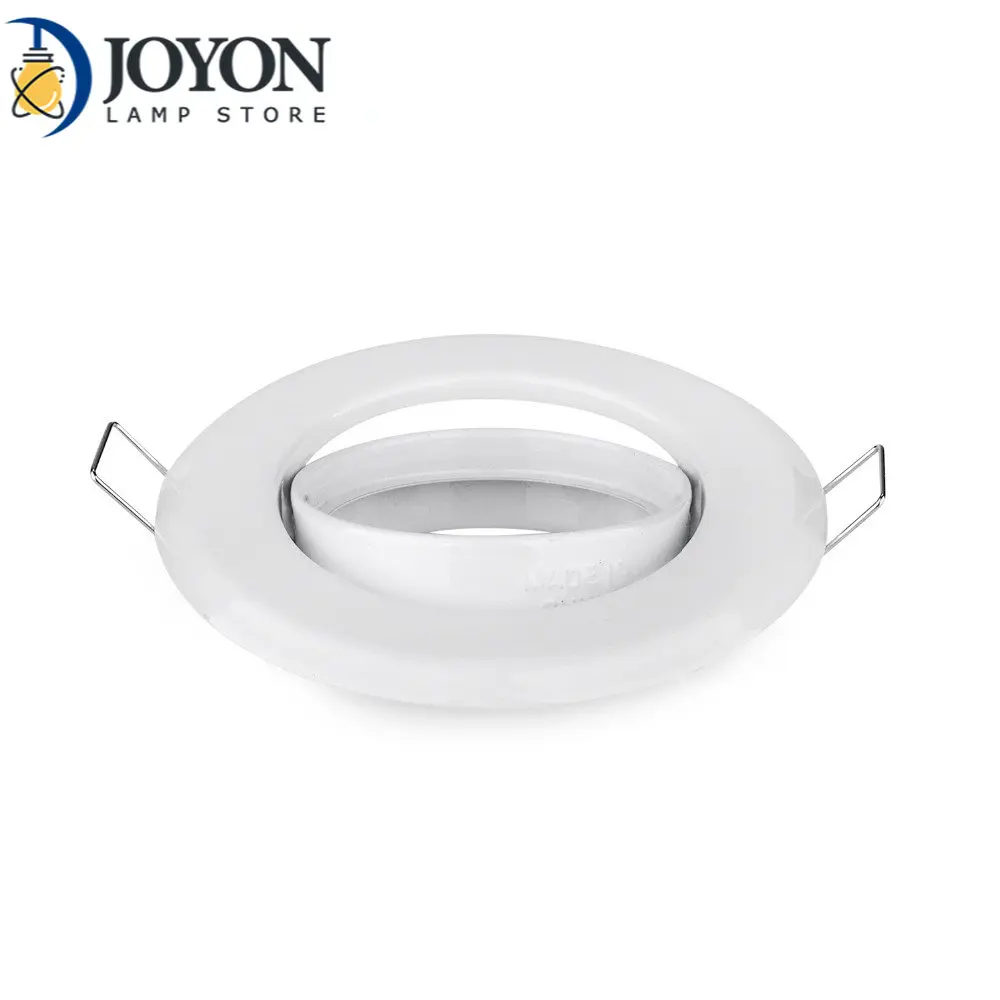 

Factory Round White Zinc Alloy Ceiling Light Frames Led Recessed Ceiling Downlight Fixtures Ceiling Light Fittings GU10 MR16