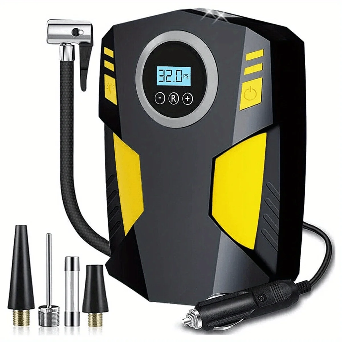 AliExpress 12V Car Tyre Inflator Corded Electric Digital Tire Air Compressor Pump 150PSI for Car Motorcycle Bike Ball