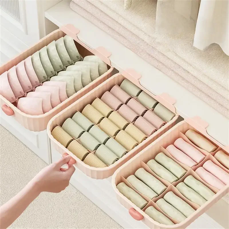 New Storage Drawer Sock Tidy Household Clothes Underwear Bra Underpants Storage Box Dust-proof Boxs