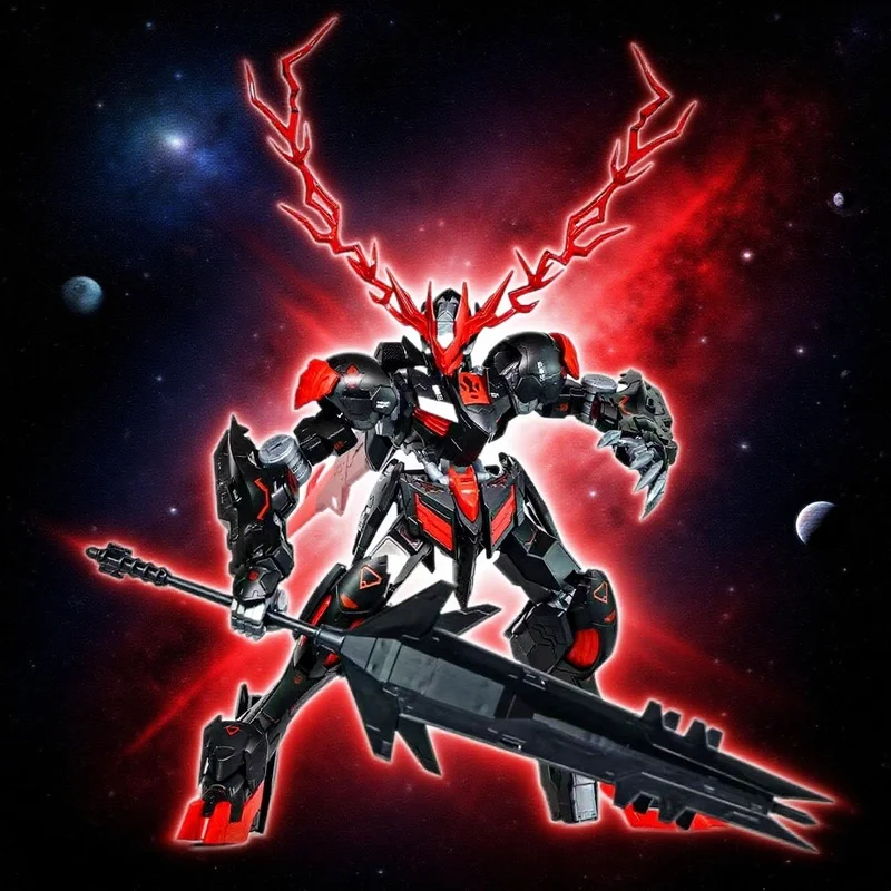 MAX 모델 1/100 바바토스 루푸스 렉스 블랙 레드 컬러 조립 모델 키트 데스크탑 장식 수집품 피규어 서프라이즈 선물