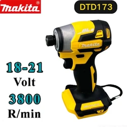 Makita DTD173 sarı japonya ithal yerli versiyonu fırçasız 18v lityum darbeli matkap güç aracı çok fonksiyonlu aracı