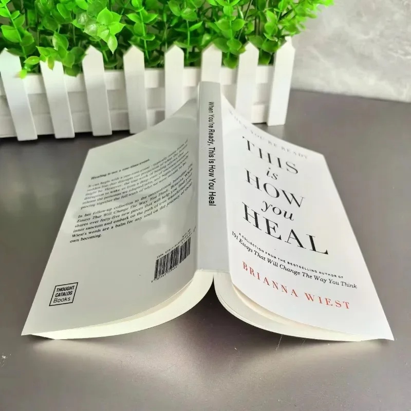 عندما تكون جاهزًا، هذه هي الطريقة التي شفاء بقلم بريانا ويست، كتاب إنجليزي ملهم، كتاب فلسفة غلاف عادي، كتب إنجليزية