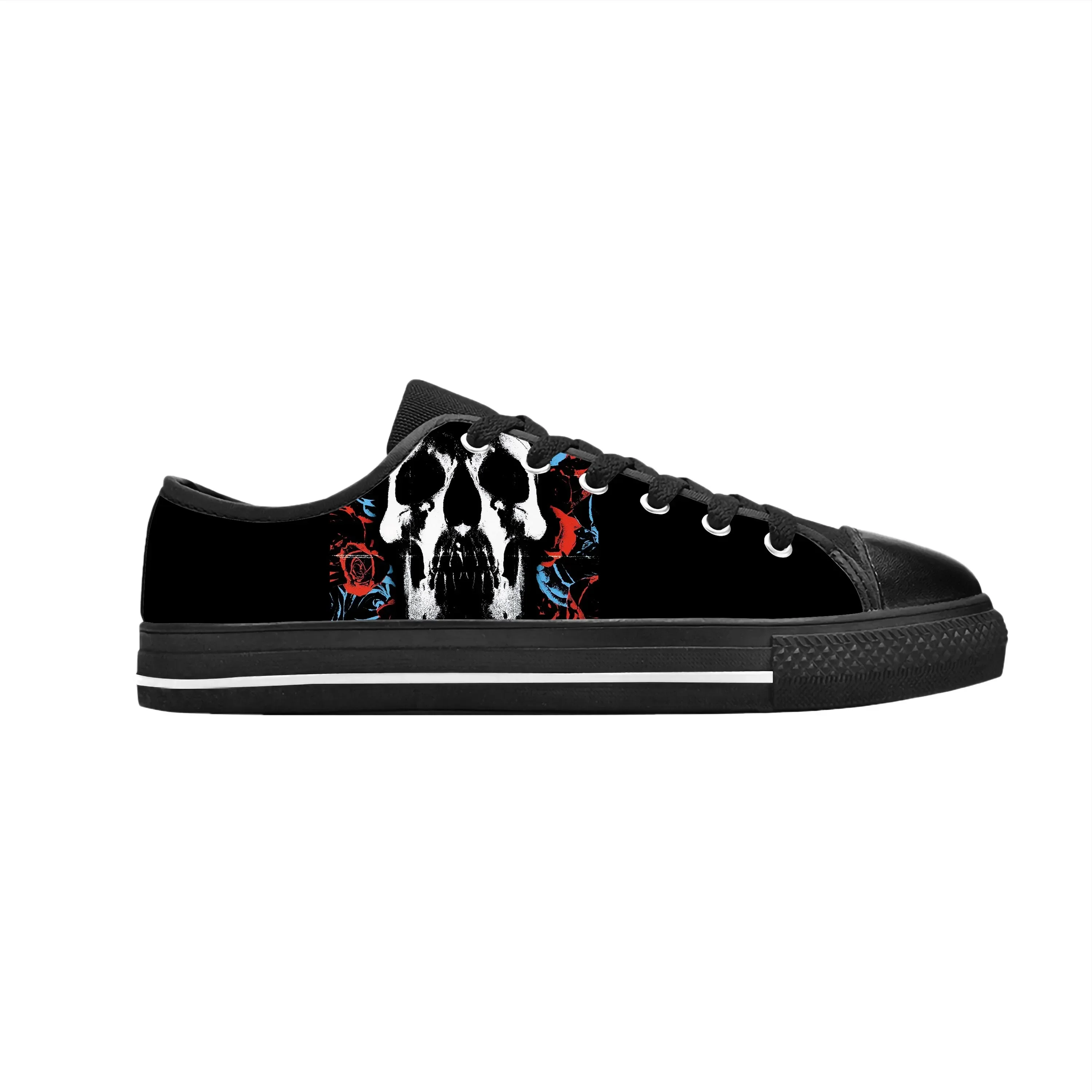 Deftone-Baskets basses respirantes pour hommes et femmes, Eagle Skull, Seton Rock Band Music, Cool Casual, Gril Shoes, Confortable, Impression 3D, Modules