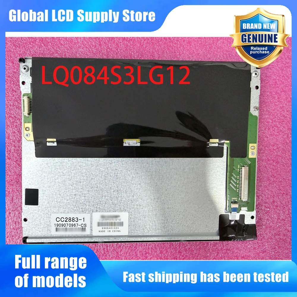 LQ084S3LG12 New Original A-Grade 8.4 inch 800x600 LCD Display Screen for Industrial Equipment