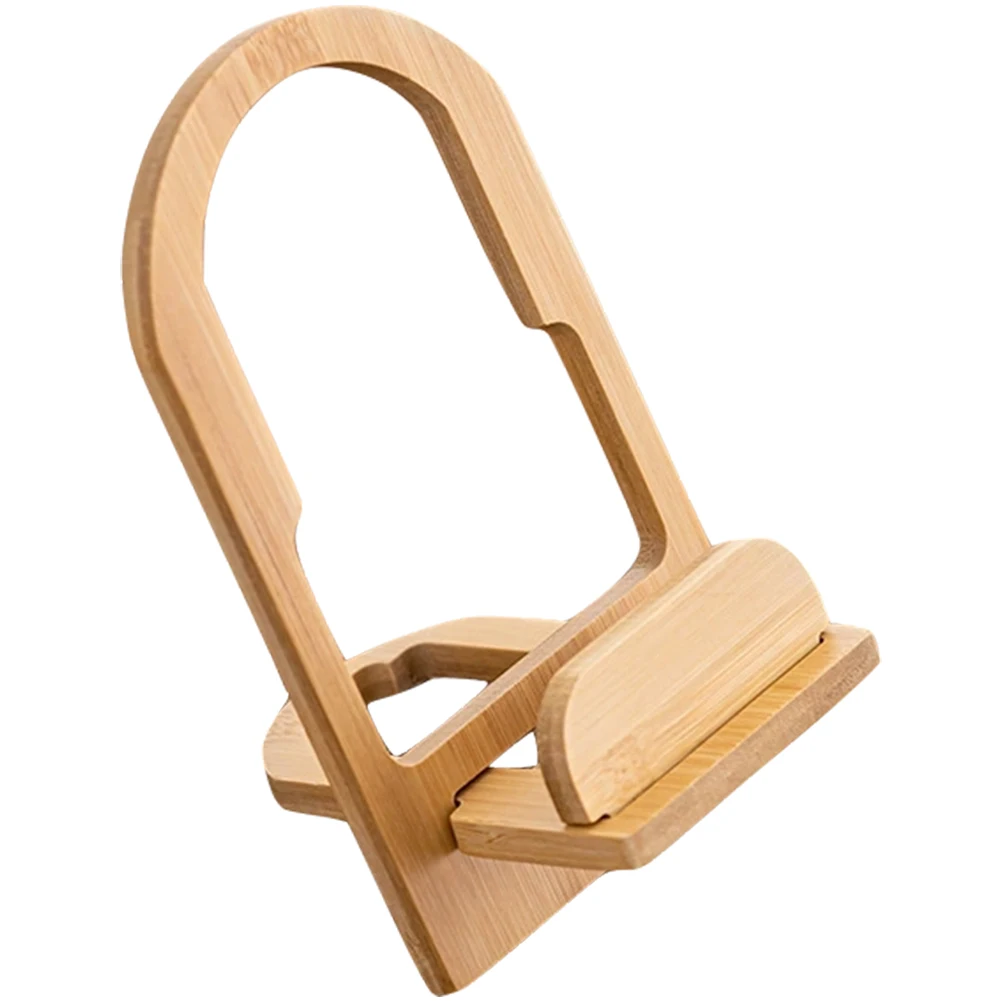 

Bamboo Display Stand Shelf Tea Cake Plate Rack Holder Multi functional Home Decor Solid Stable Craft Exhibit Base Piece