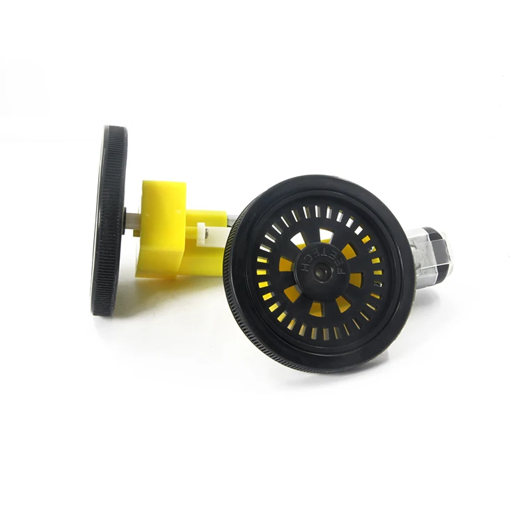 2PCS Dc Plastic Gear Motor Box Wheel For Toy Car Classroom Robot Motor