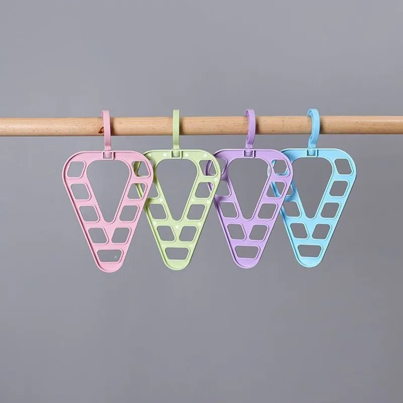 New 9-Hole Space-saving Magic Clothes Hanger Closet Organizer Multi-functional 360° Rotating Magic Hanger Drying Racks