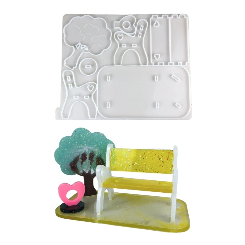 Tree Ornament Silicone Mold Realistic Texture Perfect for Handcrafting Nature Inspired Decorations for Home or Office