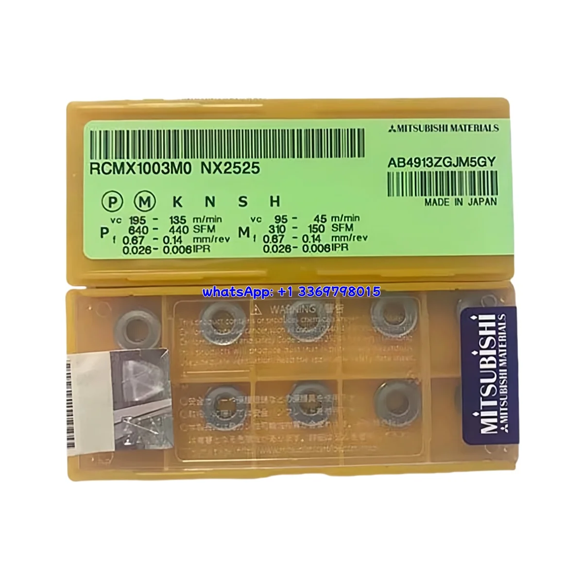 

100% оригинальная фрезерная пластина RCMX1003MO NX2525/UE6110