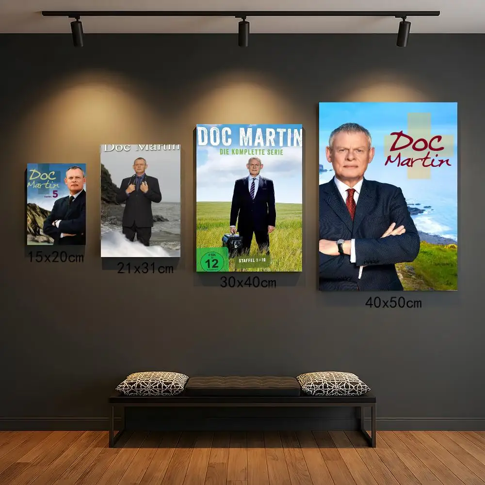 tv series D-Doc Martin-N Painting Calligraphy Boho Botanical Decor for Living Room  Elegant Home Style