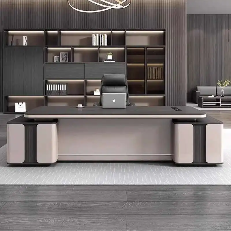 

L Shaped Quality Office Desk Organizer Executive European Designer Computer Desks Standing In Stock Escritorio Oficina Furniture