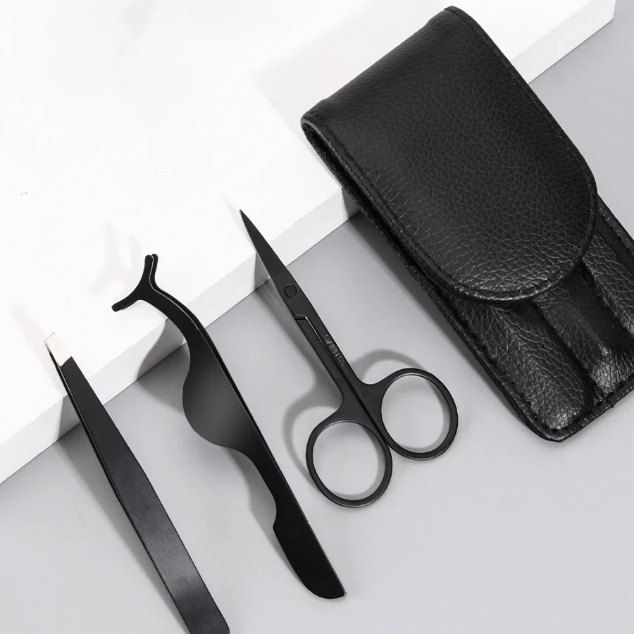 Pinzetten-Set, 3–4 Stück, Premium-Edelstahl-Augenbrauen-Pinzette mit scharfer Spitze für eingewachsene Körper- und Gesichtshaarentfernung – Detail 13