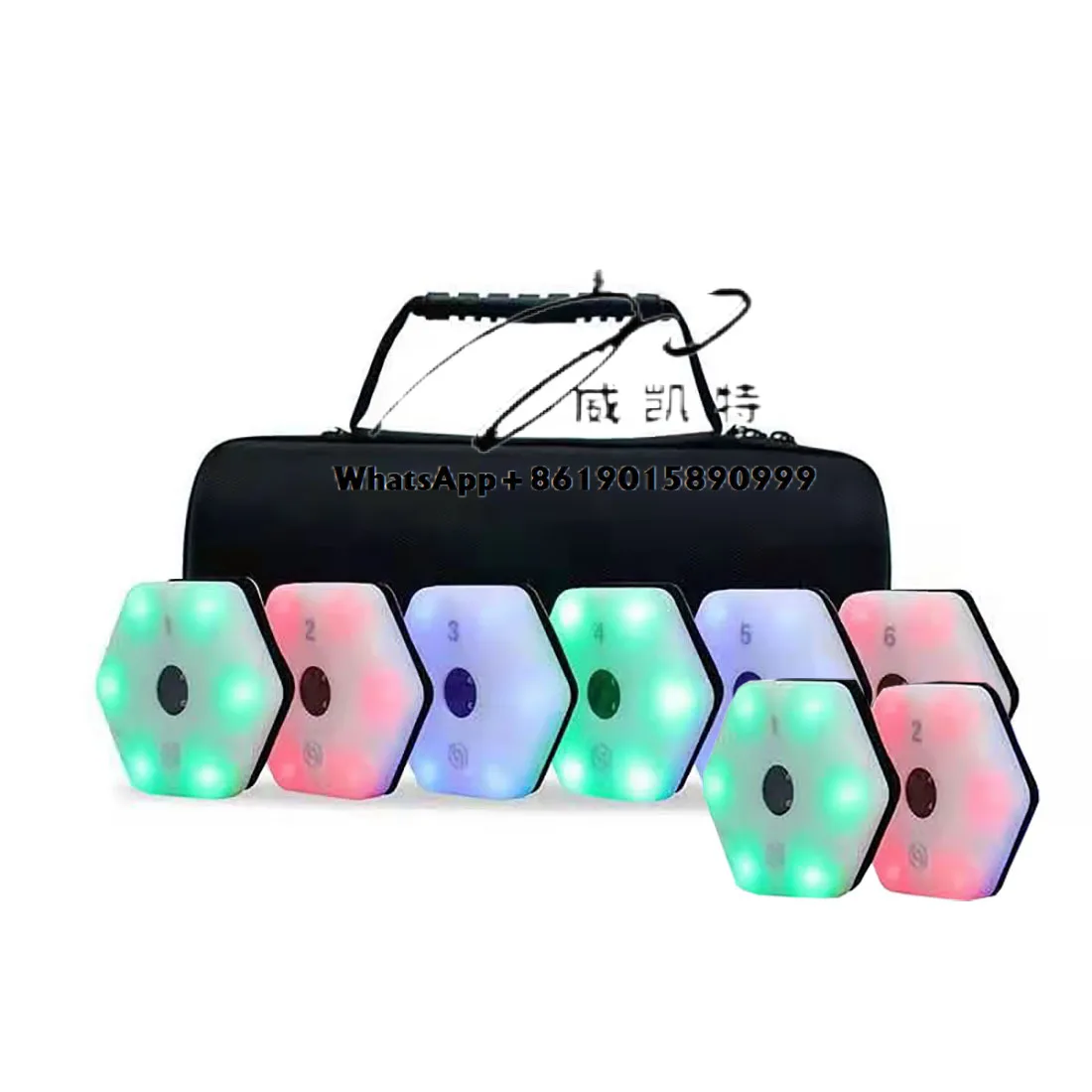 

Sports Entertainment AG Speed Agility Response Training Light for Basketball Football Boxing Badminton Featuring 8 Lights +APP