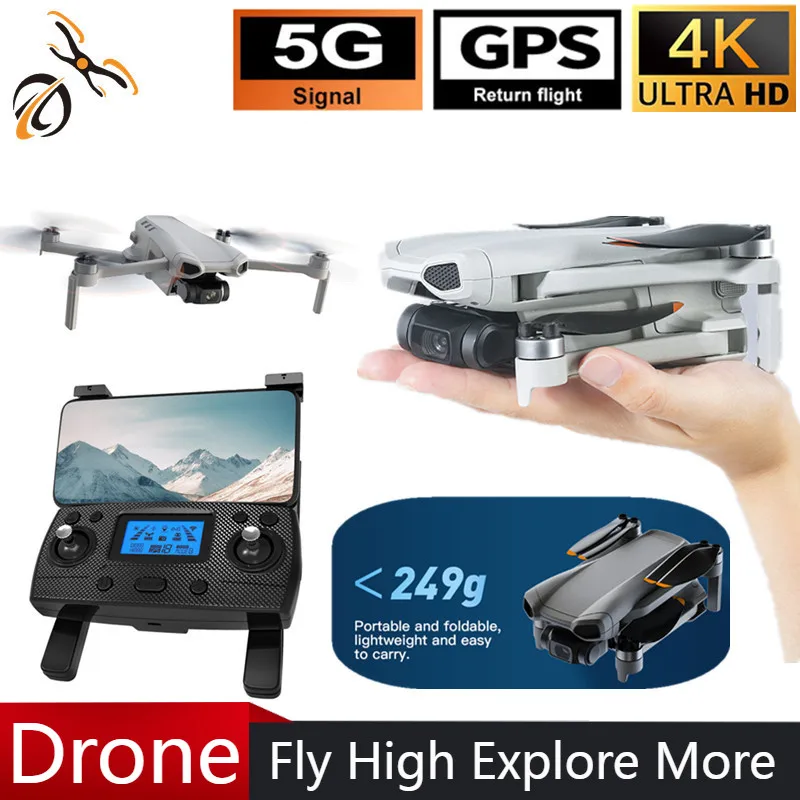 New XIL017S Drone Professional 3-Axis Gimbal 4K Camera GPS 247g Dron Remote 1KM Image Transmitting 5G FPV Foldable Quadcopter