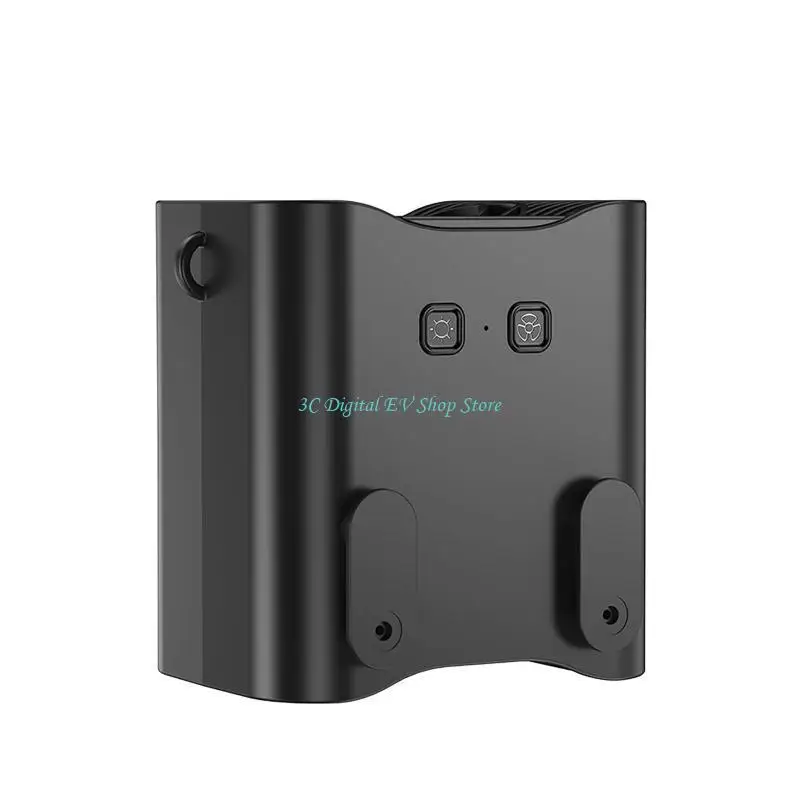 

E74d gear wanging вентилятор 7500 об / мин воздушный поток, 3 скорости перезаряжаемых вентиляторов батареи 12000 мАч.