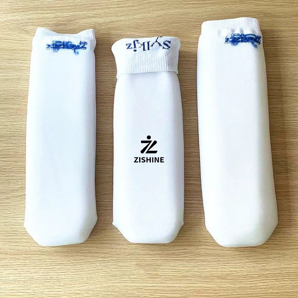 Prosthetic Gel Socks for Below Knee Amputees Amputee Stump Socks Thickness 1-3.5mm Silicone Gel Liner Sleeve for BK Amputation