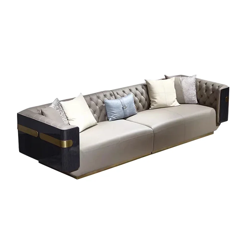 

Leather sofas, modular furniture