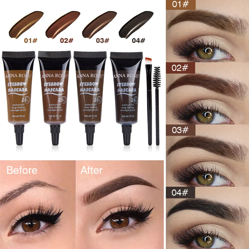 La crema para teñir cejas tridimensional Natural es crema para teñir cejas resistente al agua, duradera, no decolorante y no mareada