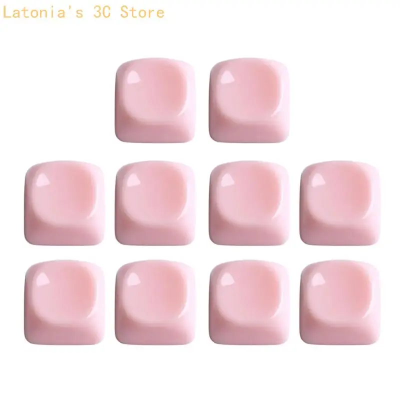 Klare Tastatur-Tastenkappen-Kollektion aus Polycarbonat, abgerundete 1U-Akzentabdeckungen für mechanische Platinen und – Detail 4